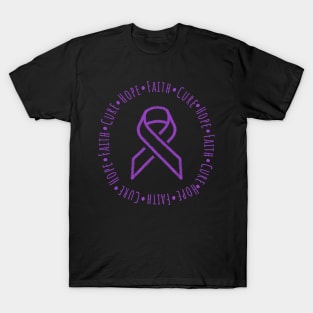 Hope Faith Cure IBD Awareness T-Shirt